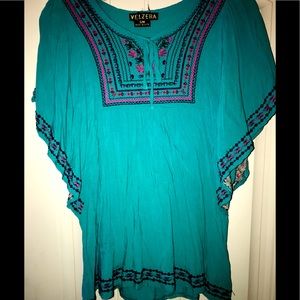 Velzera Gorgeous boutique bohemian style shirt!